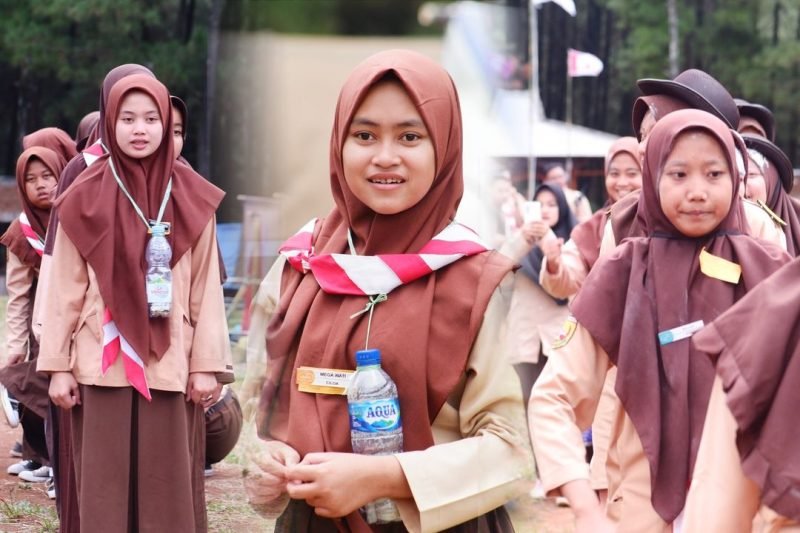 Salah Satu Moment Keseruan Para Andika Pramuka di Kegiatan Outbound dalam Lomba Tingkat 1