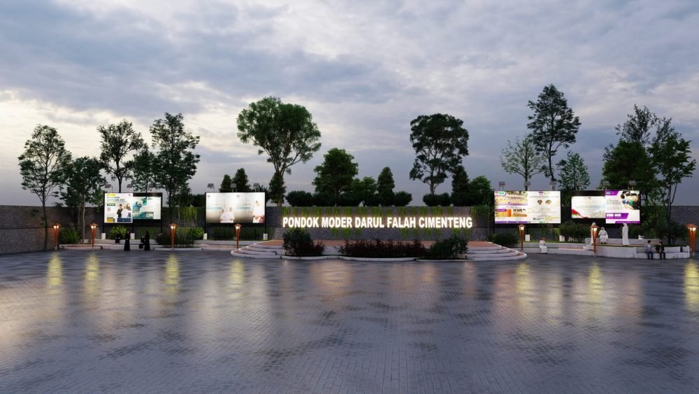 Pelataran Pondok Modern Darul Falah Cimenteng