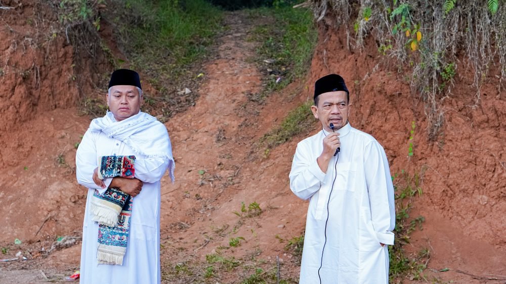 Dokumentasi Doa Bersama Anshar Pondok Di Lahan Asrama Baru
