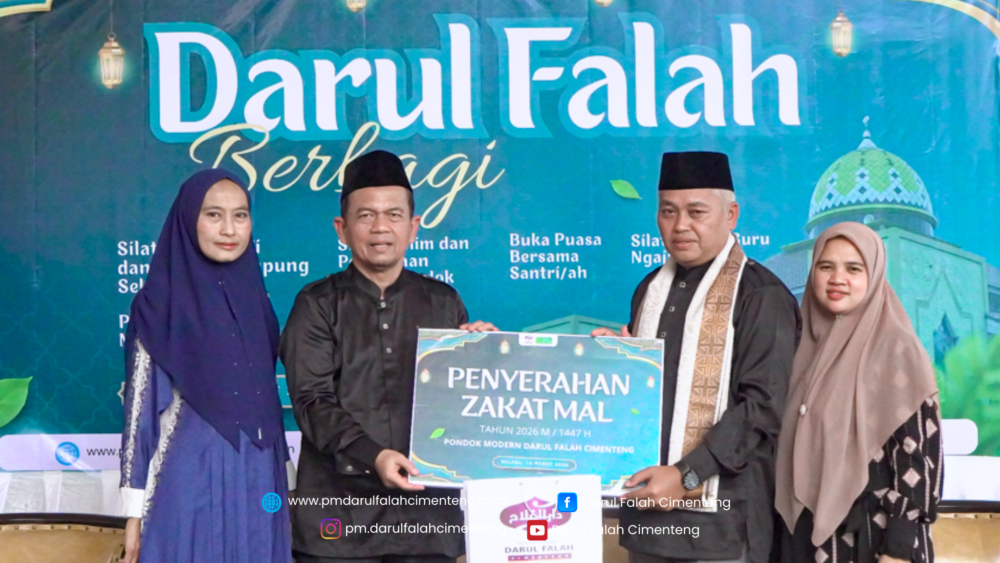 Darul Falah Berbagi : Tasyaruf Zakat Mal 2026 dan Buka Puasa Bersama Keluarga Besar Pondok Modern Darul Falah Cimenteng