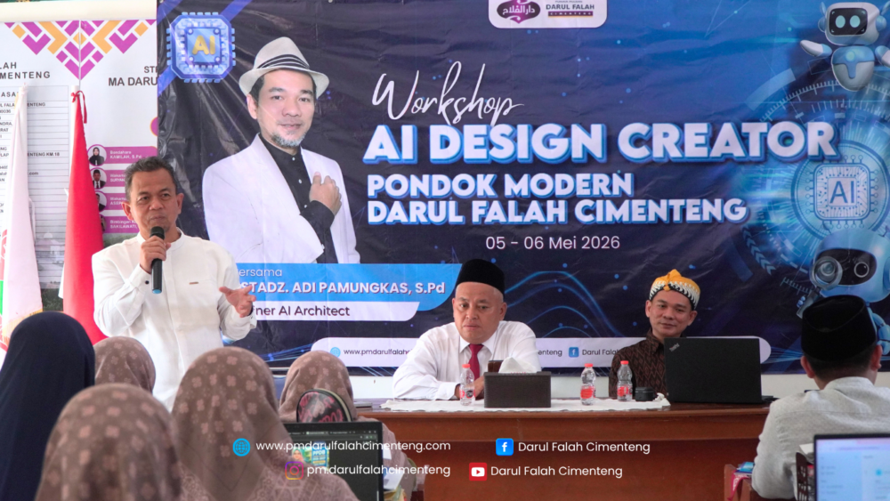 Transformasi Pembelajaran di Era Digital: Workshop AI Design Creator Bekali Guru dan Santri dengan Kreativitas Berbasis Teknologi