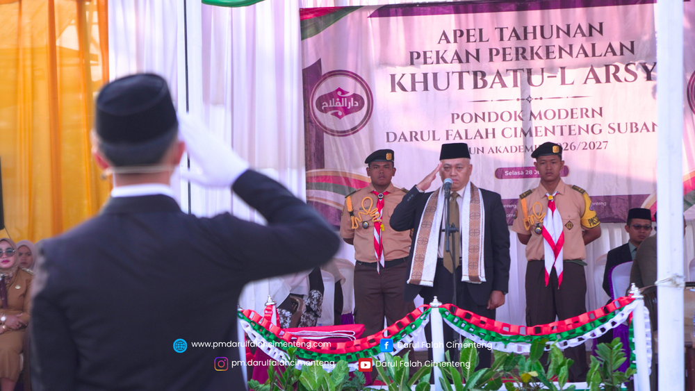 Pondok Modern Darul Falah Cimenteng Gelar Apel Tahunan Pekan Perkenalan Khutbatu-l-Arsy Tahun 2026