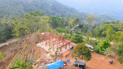 Doa Bersama Mengiringi Pembangunan Dafa Pavilion