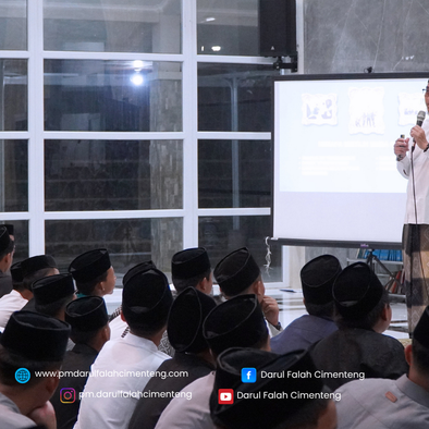 Menata Masa Depan, Meraih Cita-Cita:Pesan dan Nasihat Dr. Azmi Zarkasyi, Lc.,M.A dalam acara Sosialisasi Universitas Darussalam Gontor di Pondok Modern Darul Falah Cimenteng Subang